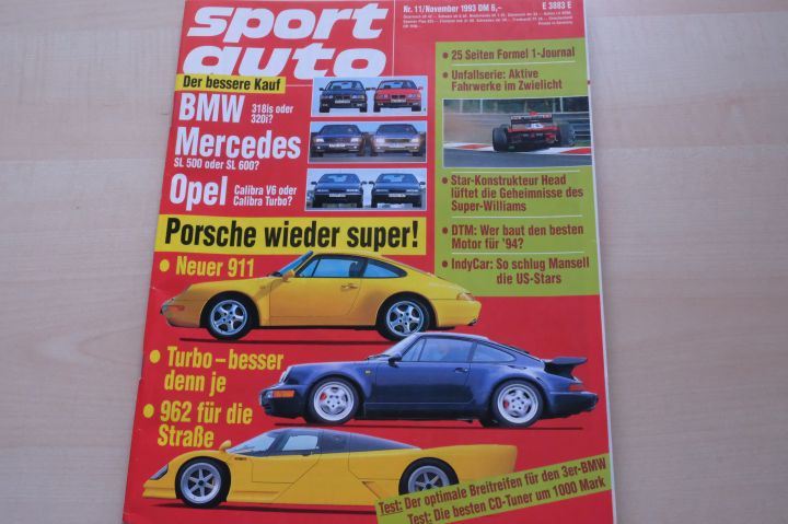 Deckblatt Sport Auto (11/1993)